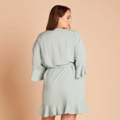 Kenny Ruffle Robe - Sage 26 Kenny Ruffle Robe - Sage -Wedding Dress Store 1ef60dcbd213b74dcbee8f641e6ef053