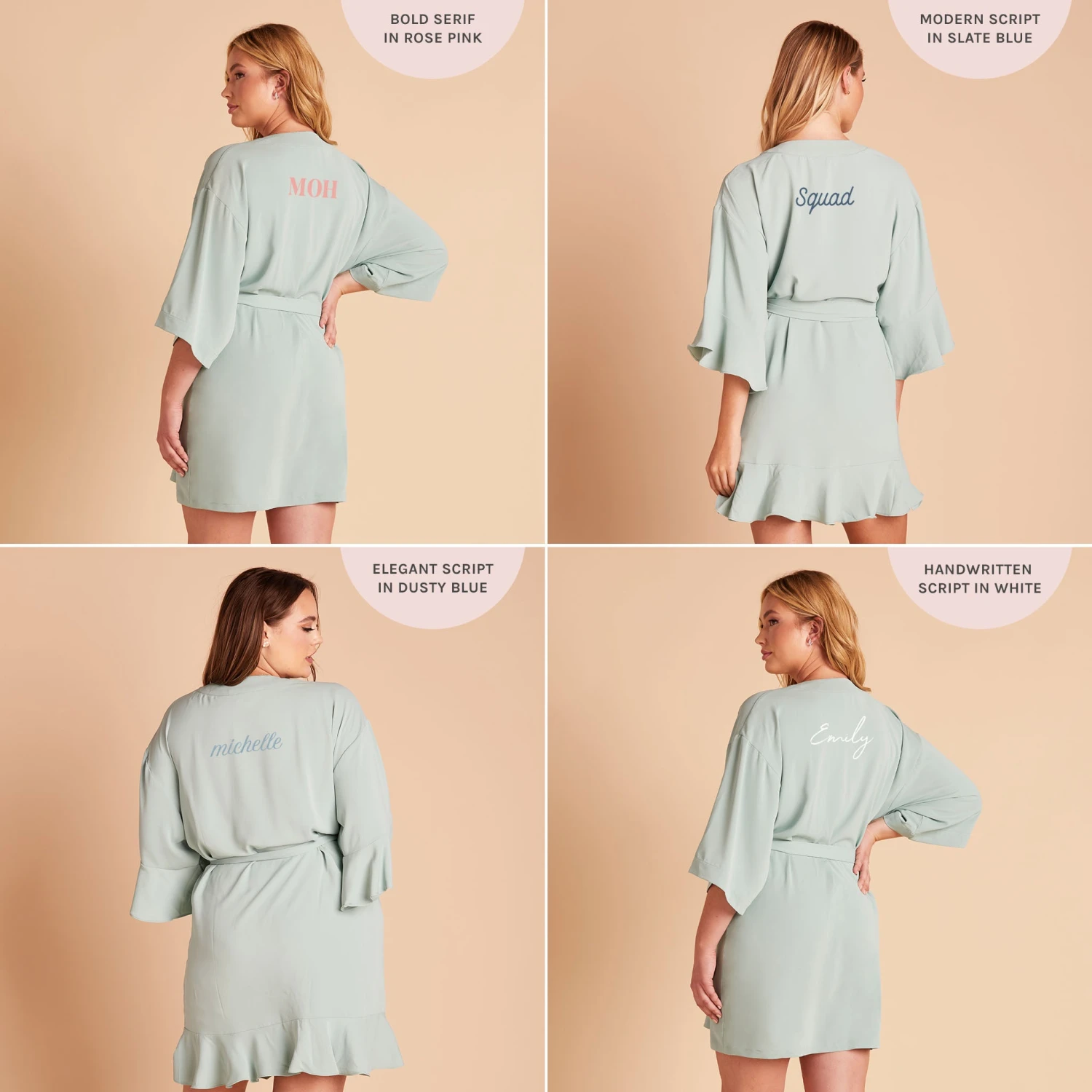 Kenny Ruffle Robe - Sage 15 Kenny Ruffle Robe - Sage - Image 13
