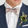 Daniel Bow Tie - Mauve Sateen -Wedding Dress Store 29fd83815c02ee8e1e5c5d2d5a068ad5