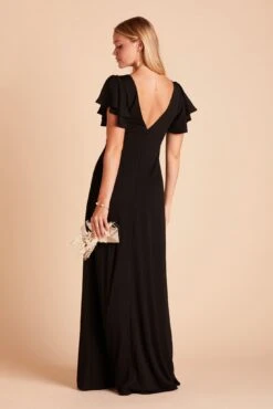 Hannah Crepe Dress - Black -Wedding Dress Store 2a5c8c02287ae1f63c7a9e5b6ac050fc