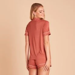 Jonny Pajama Set - Terracotta 20 Jonny Pajama Set - Terracotta -Wedding Dress Store 2e88a9da95cbbbc2fc6029585906bb7f