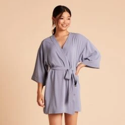 Karen Robe - Dusty Blue -Wedding Dress Store 3a8e653bdff46ead2f280c2ddae99f43