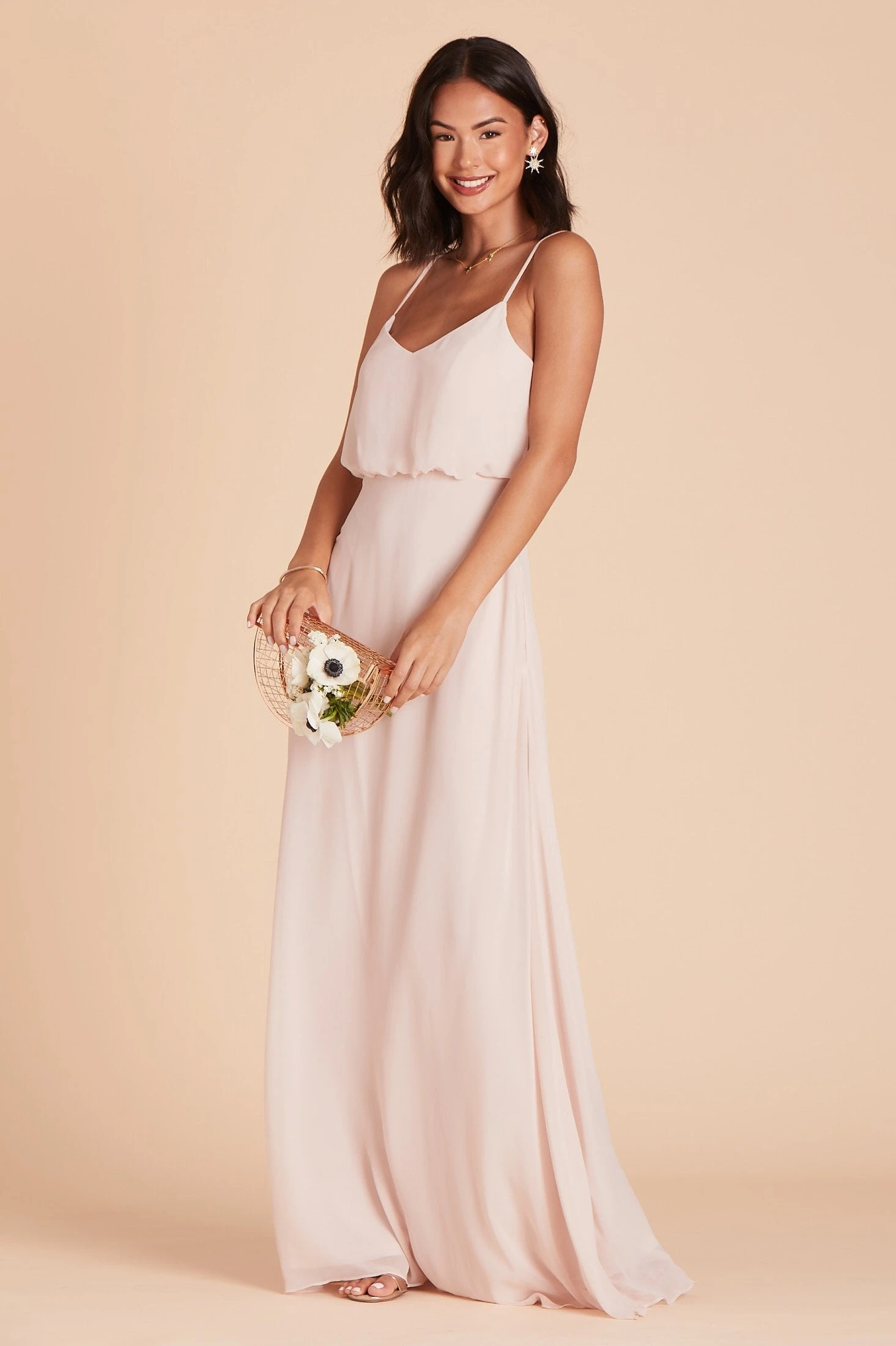 Gwennie Dress - Pale Blush 6 Gwennie Dress - Pale Blush - Image 4