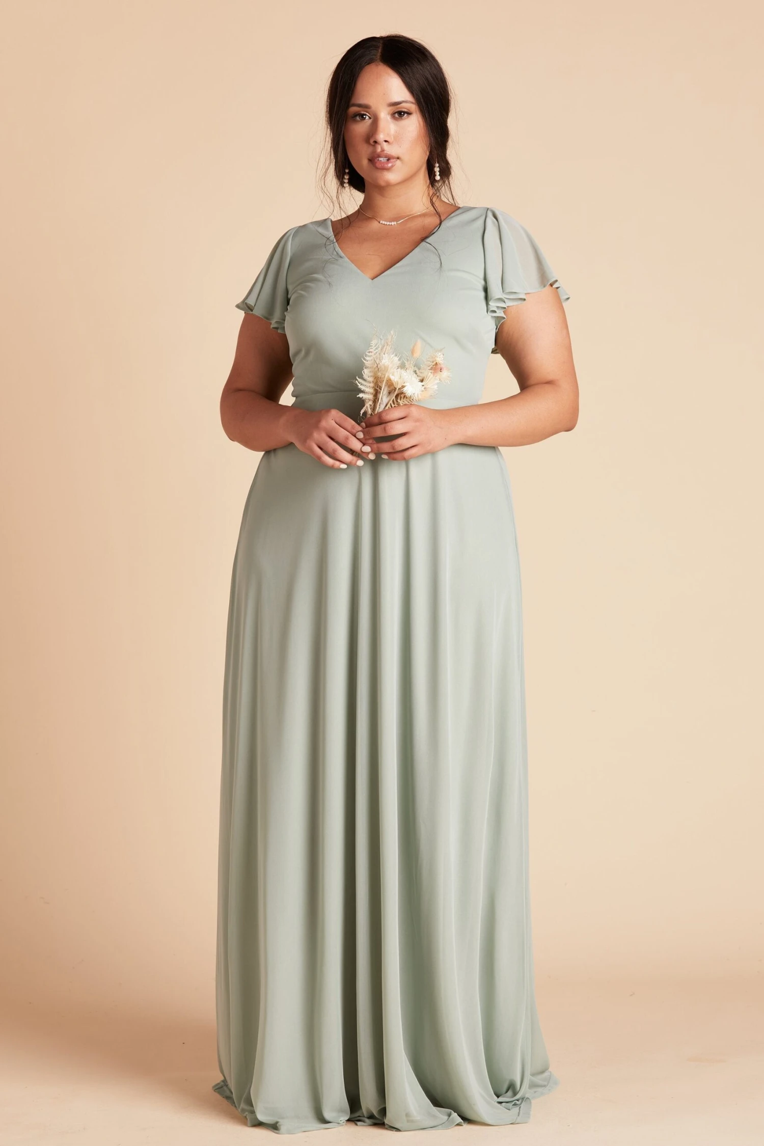 Hannah Dress - Sage 3 Hannah Dress - Sage