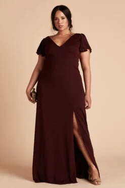 Hannah Crepe Dress - Cabernet -Wedding Dress Store 50b29ad907337358c9d04a4c8be2b119 6de33143 2b15 47a1 97f1 e1e7557de8d8