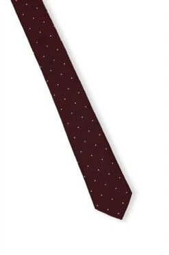 Simon Necktie - Cabernet Dot -Wedding Dress Store 515bb1a9a5cadc5a7906ae709f3a1874