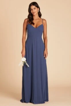 Devin Convertible Dress - Slate Blue -Wedding Dress Store 5303eadf8ff42208fbc0e484d19a2d32