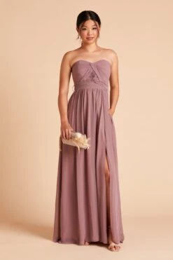 Grace Convertible Dress - Dark Mauve -Wedding Dress Store 63ea44470fae2f58451c3a383d5a5e50