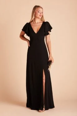 Hannah Crepe Dress - Black -Wedding Dress Store 71808401632381baccfe8513d71a36a7