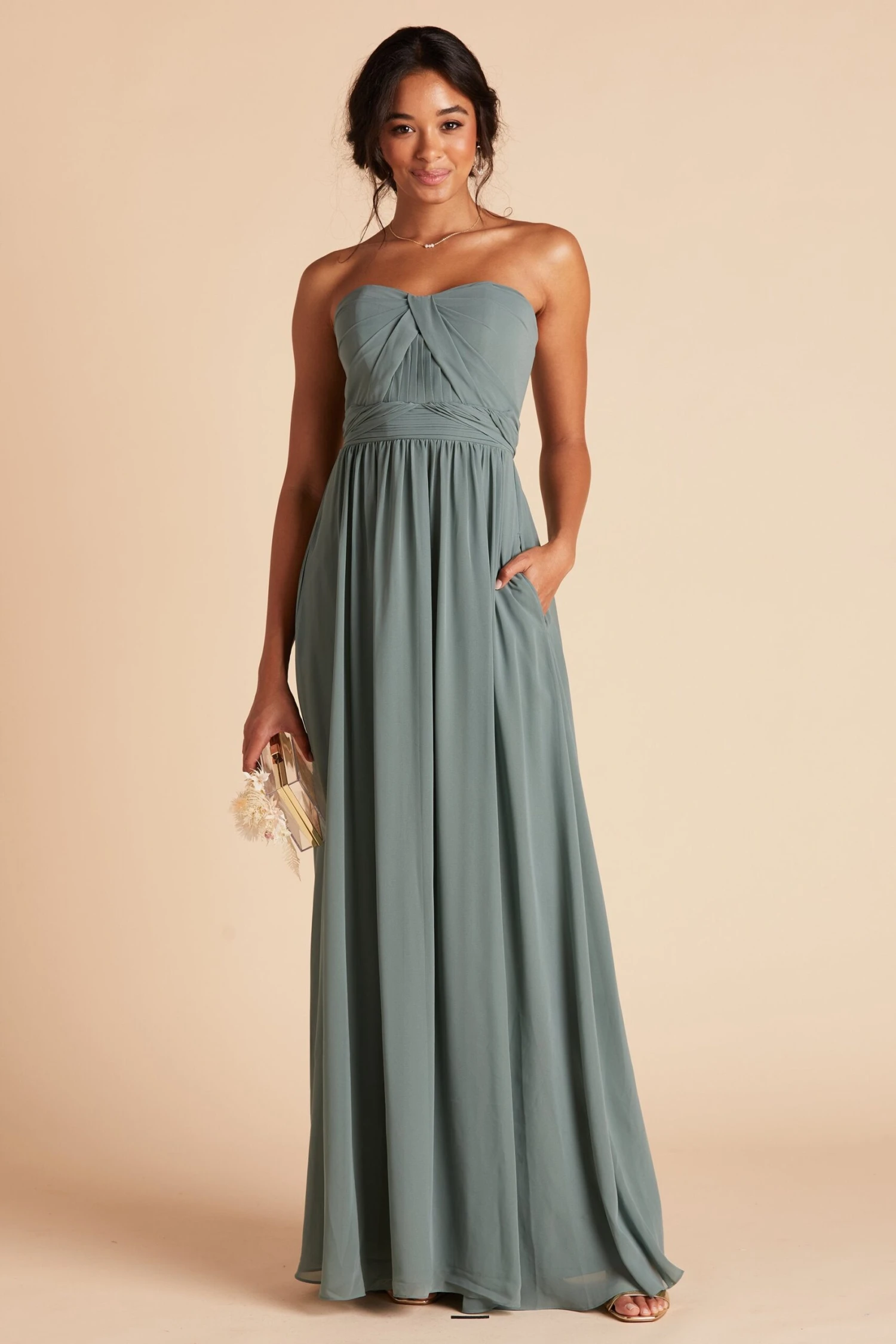 Grace Convertible Dress - Sea Glass 11 Grace Convertible Dress - Sea Glass - Image 9