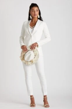 Women's White Tuxedo By SuitShop