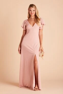 Hannah Crepe Dress - Dusty Rose 17 Hannah Crepe Dress - Dusty Rose -Wedding Dress Store 85a2640bd74773b5b47c300078cb1972