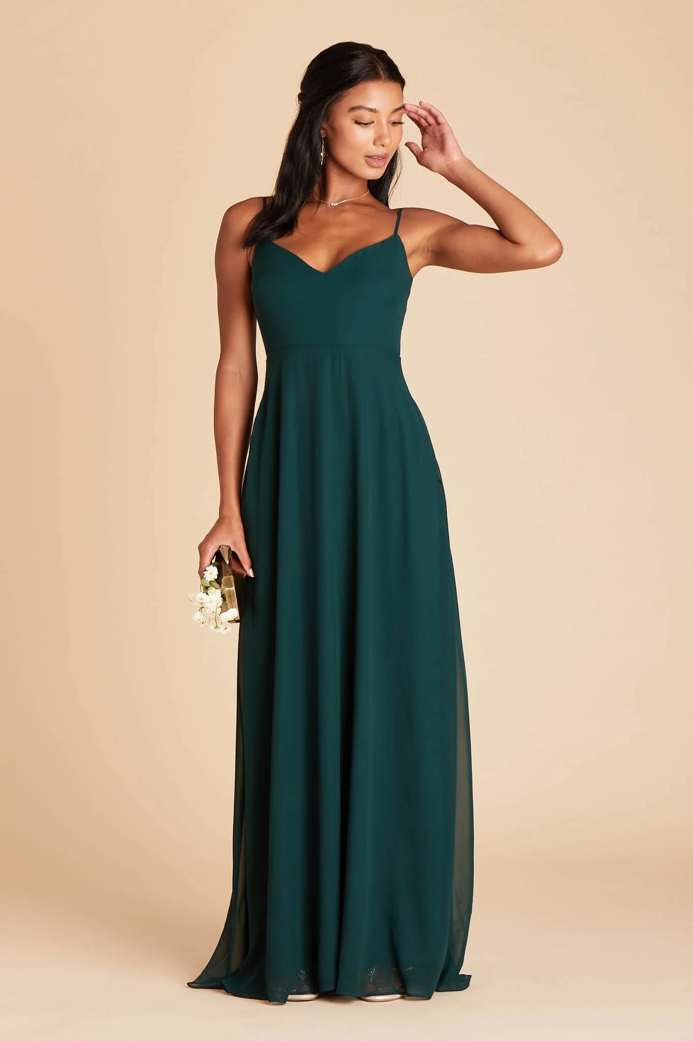 Devin Convertible Dress - Emerald 9 Devin Convertible Dress - Emerald - Image 7