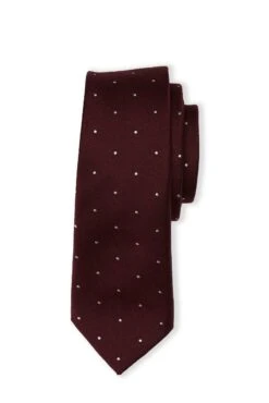 Simon Necktie - Cabernet Dot -Wedding Dress Store 93109d96e7f3ff189ad7432a752914e8