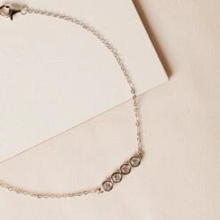 Crystal Tennis Bracelet -Wedding Dress Store 9W5A3690