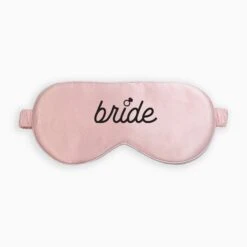 Silk Bride Sleep Mask - Pink