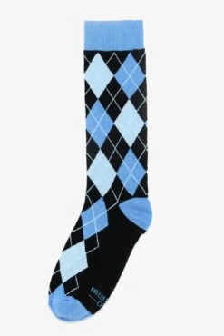 Argyle Groomsmen Socks By No Cold Feet - Blue