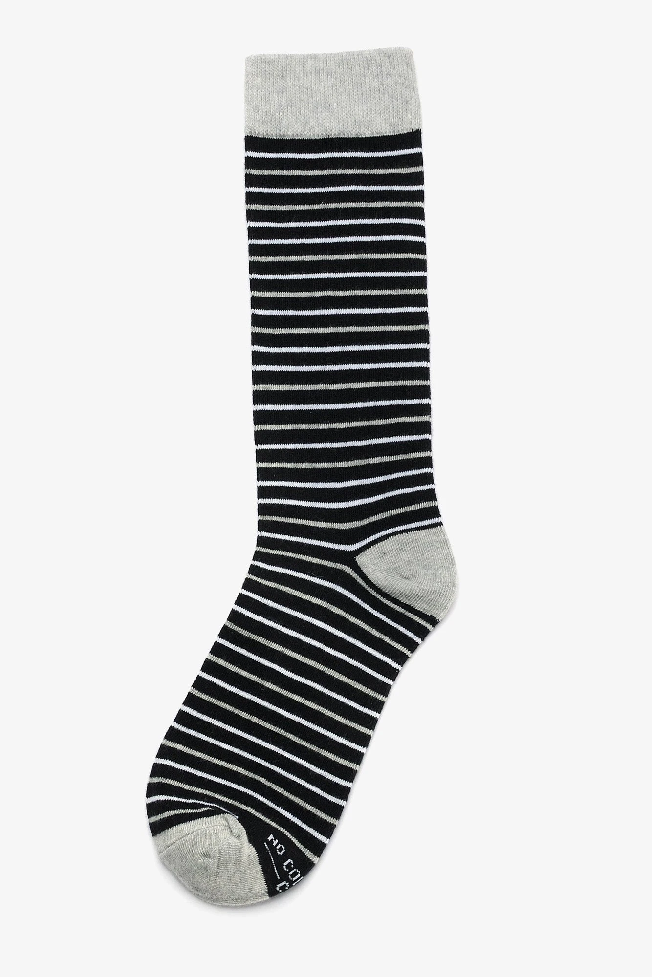 Striped Groomsmen Socks By No Cold Feet - Black 3 Striped Groomsmen Socks By No Cold Feet - Black