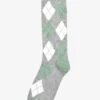 Argyle Groomsmen Socks By No Cold Feet - Green 2 Argyle Groomsmen Socks By No Cold Feet - Green -Wedding Dress Store BIRDY GREY NO COLD FEET SOCKS SAGE GREY ARGYLE 01