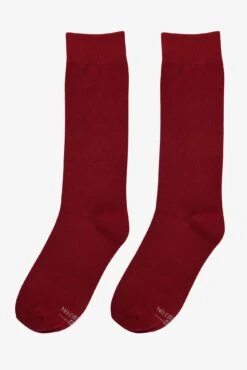 Solid Groomsmen Socks By No Cold Feet - Burgundy -Wedding Dress Store BIRDY GREY NO COLD FEET SOCKS SOLID BURGUNDY 02