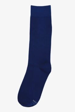 Solid Groomsmen Socks By No Cold Feet - Navy