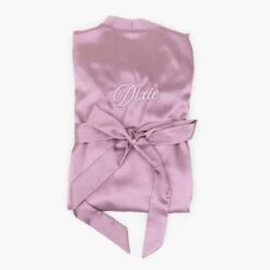 Claudine Lace Robe - Dark Mauve -Wedding Dress Store BIRDYGREY SILKROBES1343.RT