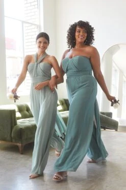 Gigi Convertible Jumpsuit - Sage -Wedding Dress Store BIRDYGREYGIGIJUMPSUIT