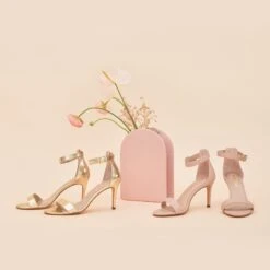 Jenny Stiletto Heel - Gold 15 Jenny Stiletto Heel - Gold -Wedding Dress Store BIRDYGREY SHOEHERO0188.RT .CROPPED