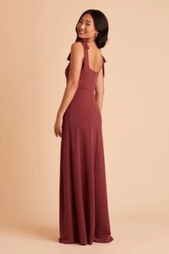 Alex Convertible Dress - Rosewood -Wedding Dress Store BIRDY GREY ALEX CONVERTIBLE BRIDESMAID DRESS ROSEWOOD 05