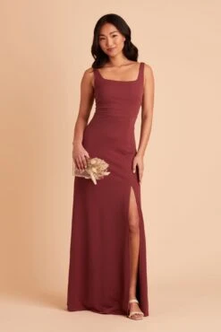 Alex Convertible Dress - Rosewood -Wedding Dress Store BIRDY GREY ALEX CONVERTIBLE BRIDESMAID DRESS ROSEWOOD 07