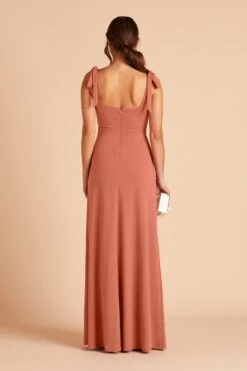 Alex Convertible Dress - Terracotta -Wedding Dress Store BIRDY GREY ALEX CONVERTIBLE BRIDESMAID DRESS TERRACOTTA 05