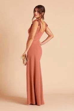 Alex Convertible Dress - Terracotta -Wedding Dress Store BIRDY GREY ALEX CONVERTIBLE BRIDESMAID DRESS TERRACOTTA 06