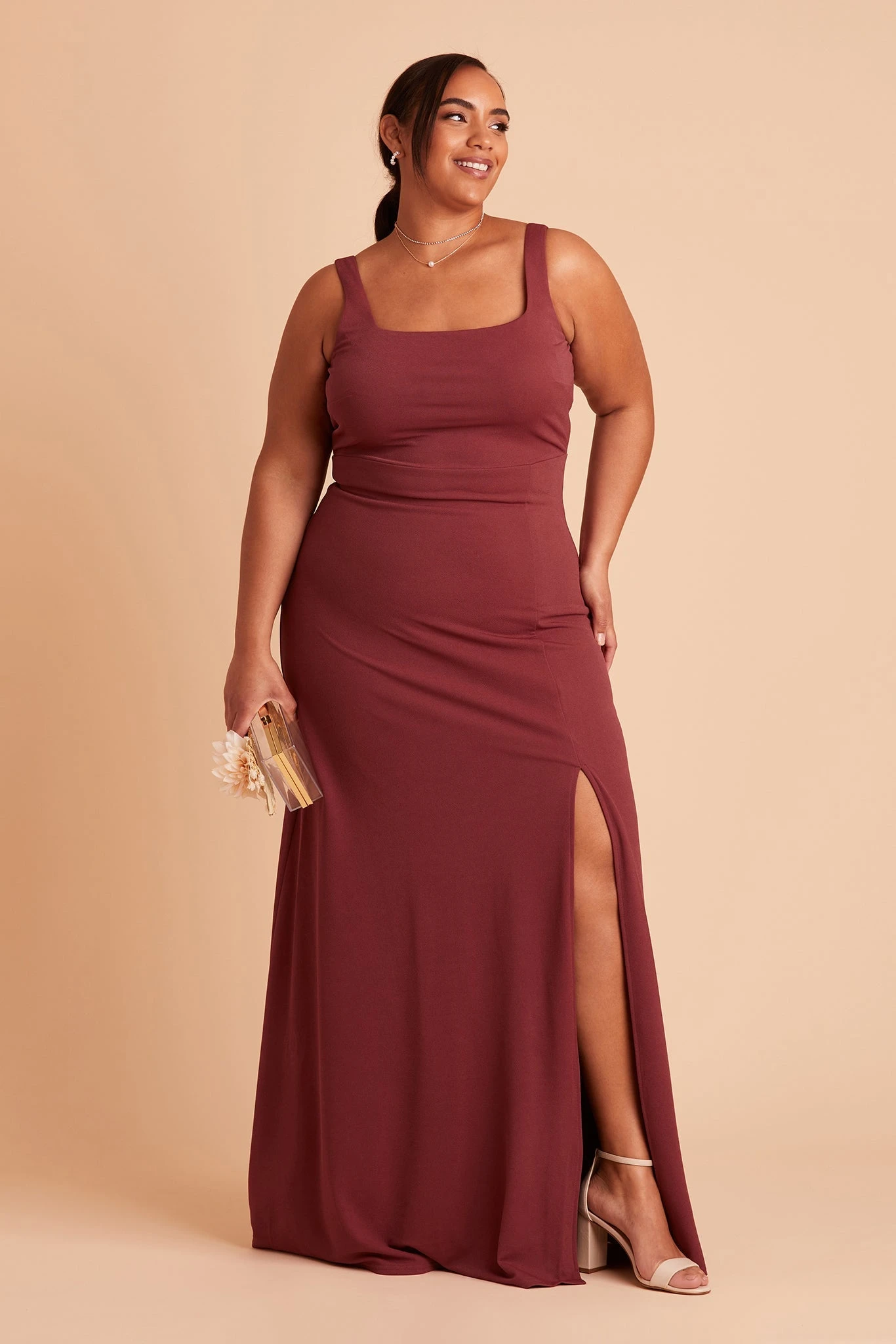 Alex Convertible Dress - Rosewood - Image 11