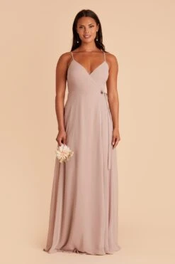 Cindy Chiffon Dress - Taupe -Wedding Dress Store BIRDY GREY CINDY CONVERTIBLE BRIDESMAID DRESS TAUPE 02