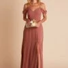 Devin Convertible Dress - Desert Rose -Wedding Dress Store BIRDY GREY DEVIN CONVERTIBLE SLIT BRIDESMAID DRESS DESERT ROSE 01