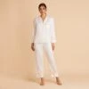 Feathered Pajama Set - White -Wedding Dress Store BIRDY GREY FEATHERED PJ SET WHITE 02