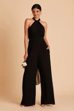 Gigi Convertible Jumpsuit - Black