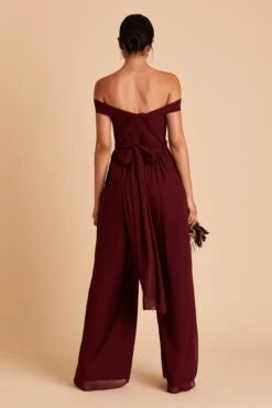 Gigi Convertible Jumpsuit - Cabernet 29 Gigi Convertible Jumpsuit - Cabernet -Wedding Dress Store BIRDY GREY GIGI CONVERTIBLE BRIDESMAID JUMPSUIT CABERNET 08