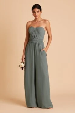 Gigi Convertible Jumpsuit - Sea Glass -Wedding Dress Store BIRDY GREY GIGI CONVERTIBLE BRIDESMAID JUMPSUIT SEA GLASS 02 34a20da3 74f6 40c4 a3f7 b147f1c95afb