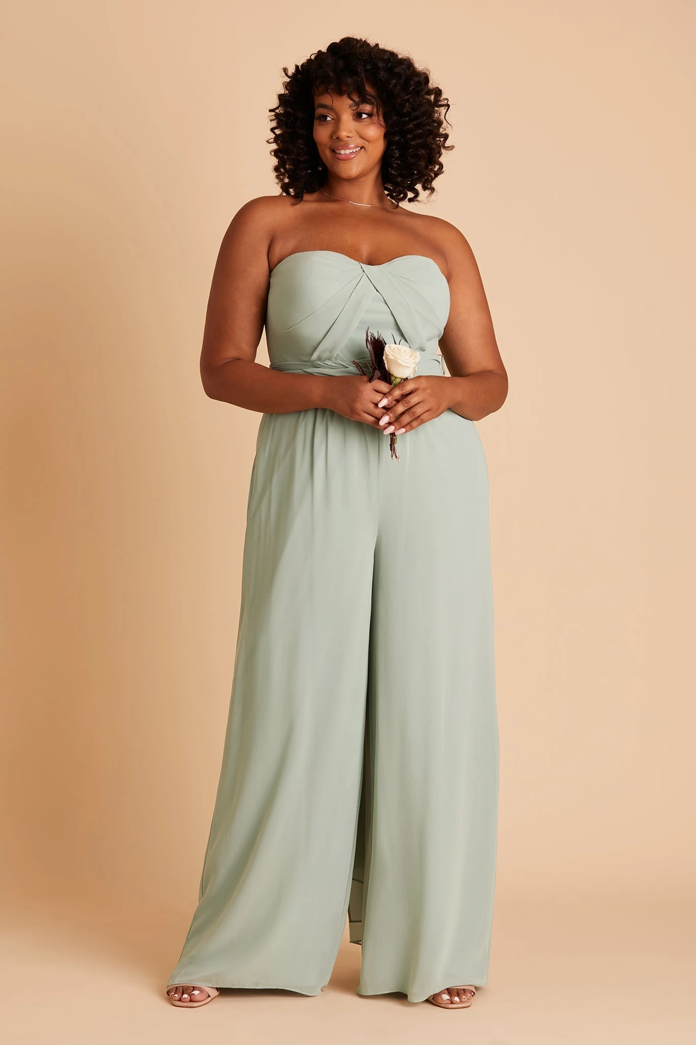 Gigi Convertible Jumpsuit - Sage - Image 16