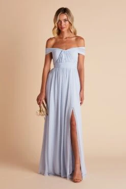 Grace Convertible Dress - Ice Blue 28 Grace Convertible Dress - Ice Blue -Wedding Dress Store BIRDY GREY GRACE CONVERTIBLE BRIDESMAID DRESS ICE BLUE 07