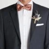 Daniel Bow Tie - Desert Rose -Wedding Dress Store BIRDY GREY GROOMSMAN DESERT ROSE DANIEL BOW TIE 04