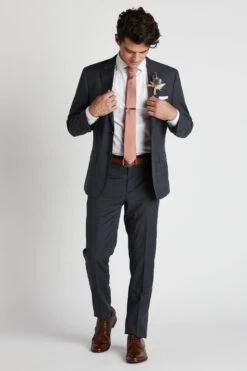 Simon Necktie - Desert Rose -Wedding Dress Store BIRDY GREY GROOMSMAN DESERT ROSE SIMON NECKTIE 02