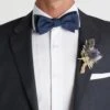 Daniel Bow Tie - Slate Blue -Wedding Dress Store BIRDY GREY GROOMSMAN SLATE BLUE DANIEL BOW TIE 04