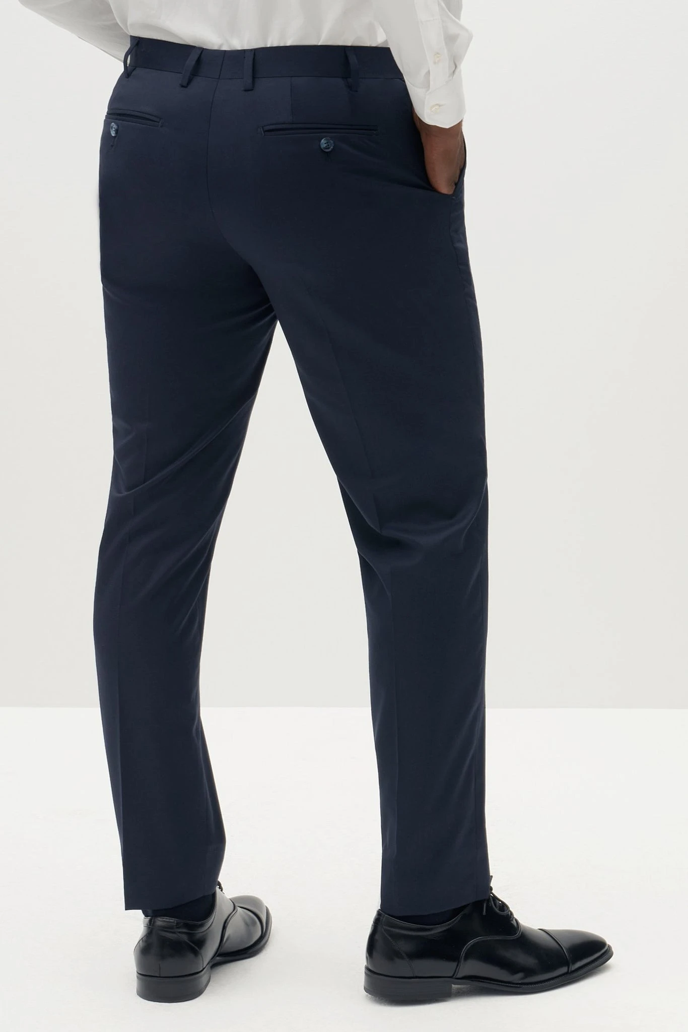 Navy Blue Suit Pants By SuitShop 6 Navy Blue Suit Pants By SuitShop - Image 4