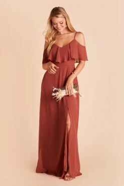 Jane Convertible Dress - Spice 24 Jane Convertible Dress - Spice -Wedding Dress Store BIRDY GREY JANE CONVERTIBLE SLIT BRIDESMAID DRESS SPICE 02