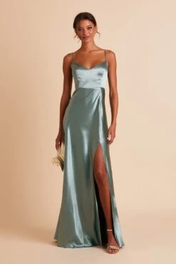 Jay Shiny Satin Dress - Sea Glass 21 Jay Shiny Satin Dress - Sea Glass -Wedding Dress Store BIRDY GREY JAY BRIDESMAID DRESS SEA GLASS 03 74e867b5 981b 4d67 9ddf 3402a93161c5