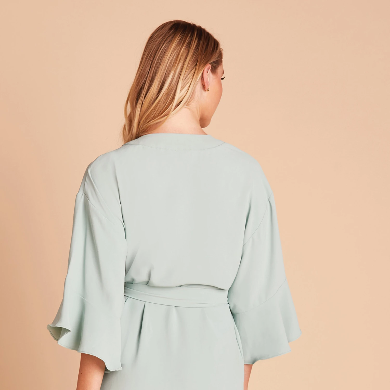 Kenny Ruffle Robe - Sage 16 Kenny Ruffle Robe - Sage - Image 14