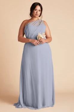Kira Dress - Dusty Blue