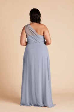 Kira Dress - Dusty Blue 13 Kira Dress - Dusty Blue -Wedding Dress Store BIRDY GREY KIRA BRIDESMAID DRESS CURVE DUSTY BLUE 03